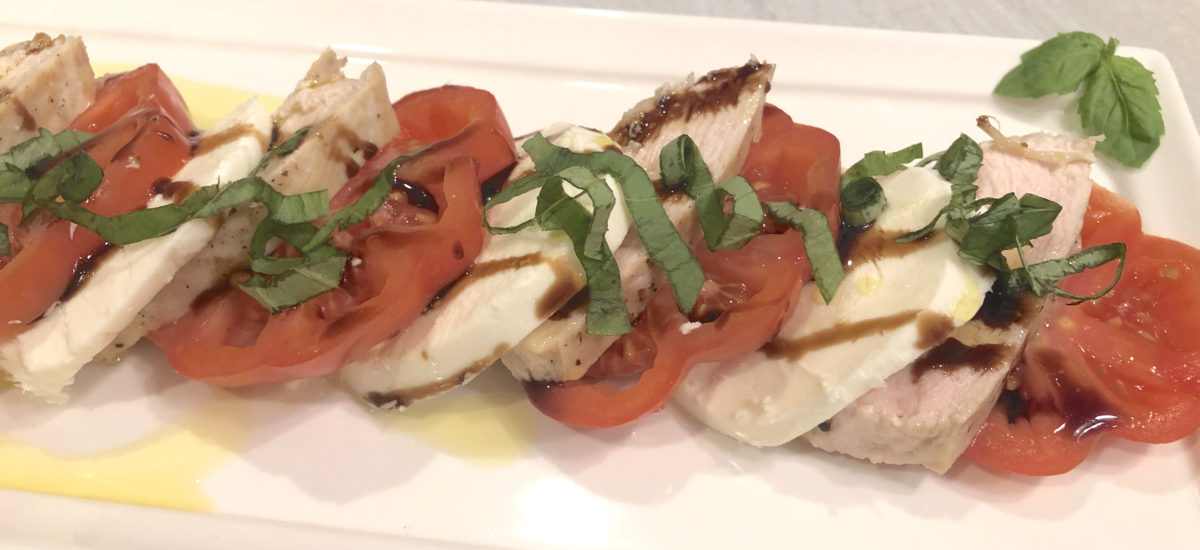 Caprese Chicken with Balsamic Glaze