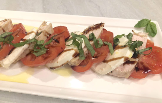 Caprese Chicken with Balsamic Glaze