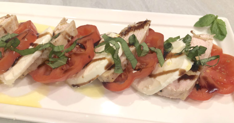 Caprese Chicken with Balsamic Glaze