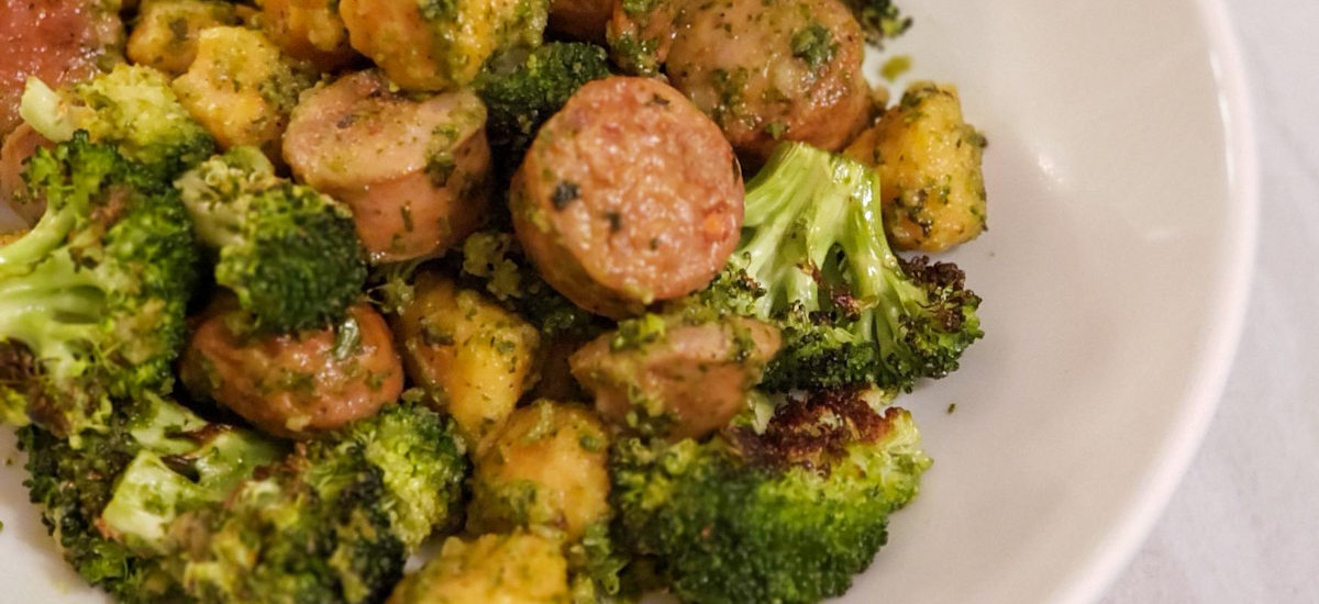 Trader Joe’s Gnocchi with Italian Sausage & Broccoli