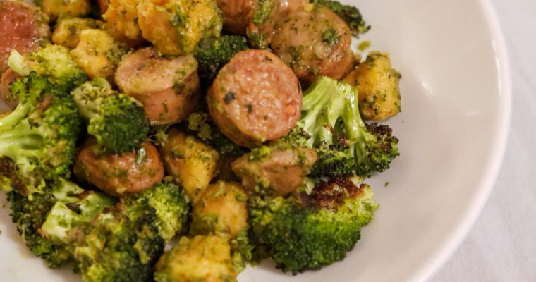 Trader Joe’s Gnocchi with Italian Sausage & Broccoli