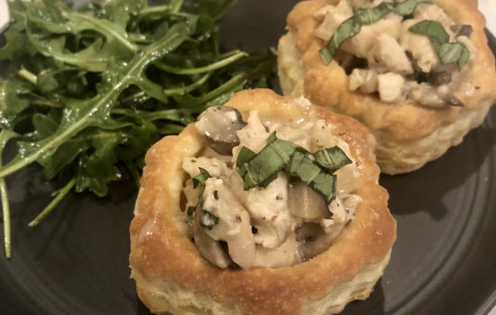 Chicken & Mushroom Vol au Vents