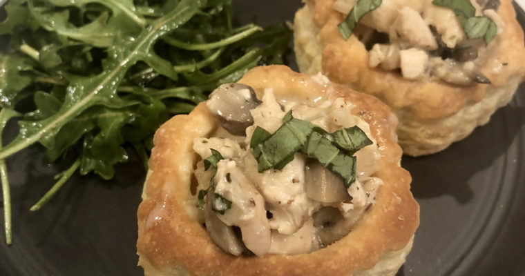 Chicken & Mushroom Vol au Vents