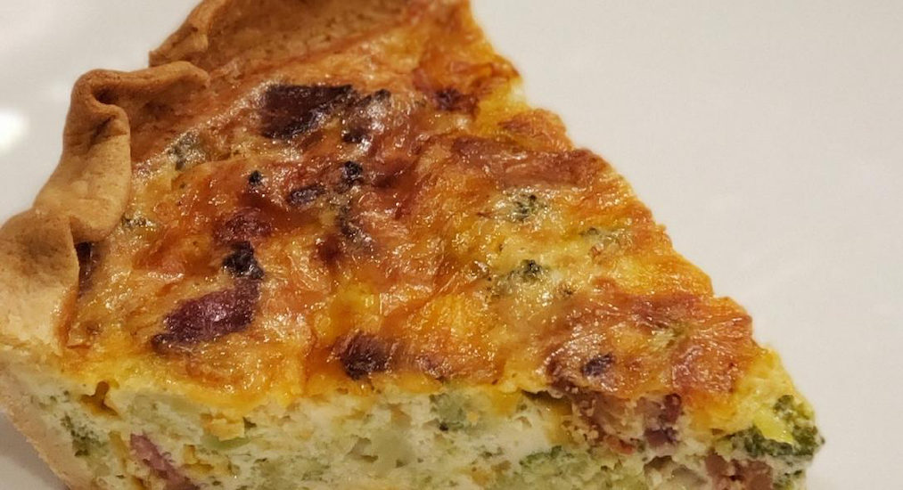 Broccoli Cheddar Bacon Quiche