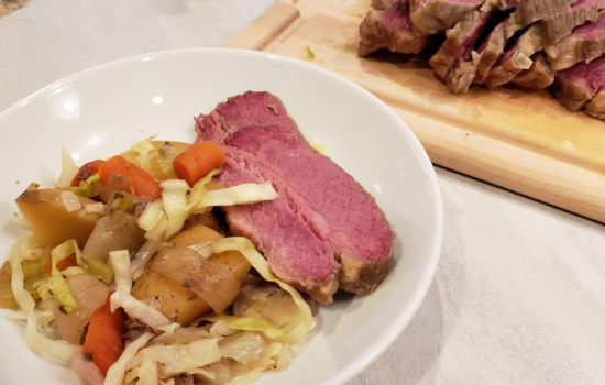Slow Cooker Corned Beef & Cabbage