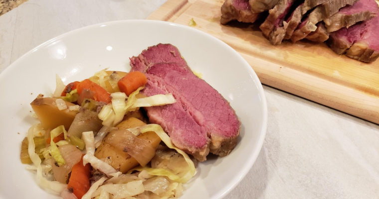 Slow Cooker Corned Beef & Cabbage