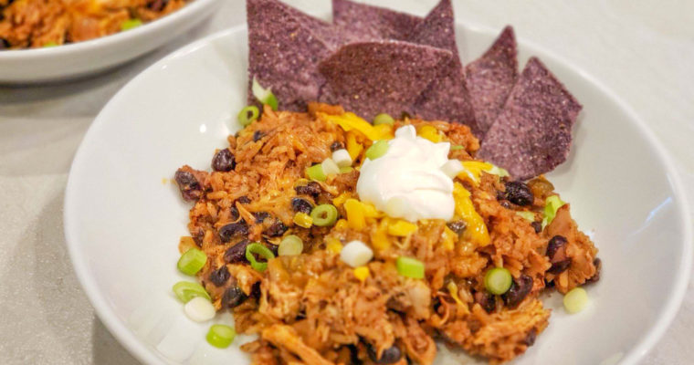 Southwest Black Bean & Chicken Skillet