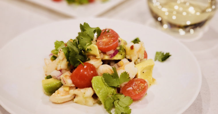 Zesty Lime Shrimp & Avocado Salad