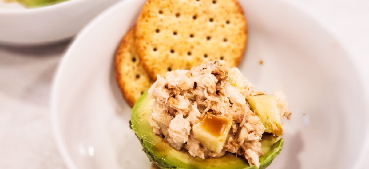 Spicy Crab Stuffed Avocado