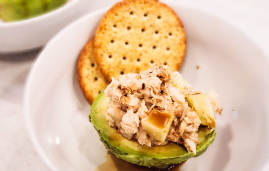 Spicy Crab Stuffed Avocado