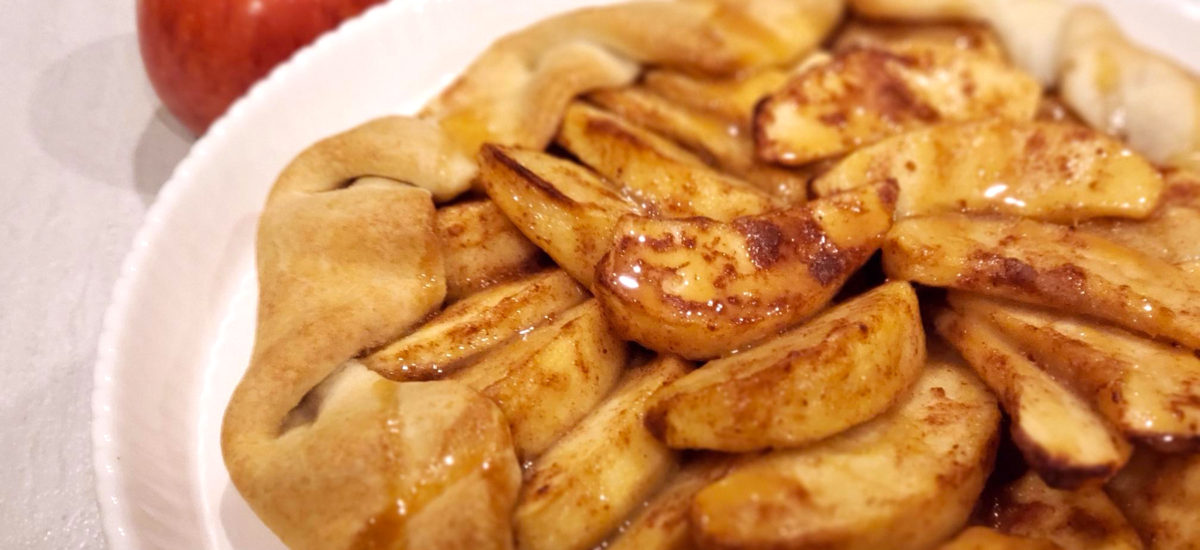 Salted Caramel Apple Galette