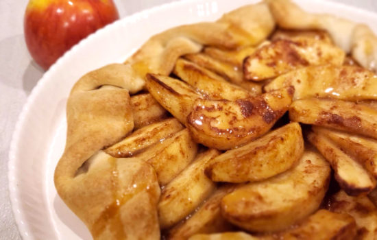 Salted Caramel Apple Galette