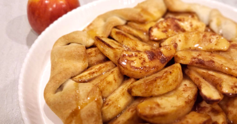 Salted Caramel Apple Galette