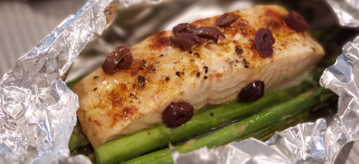 Salmon Asparagus Foil Packets