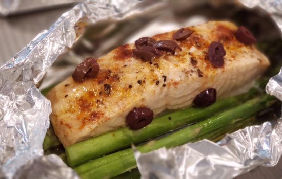 Salmon Asparagus Foil Packets