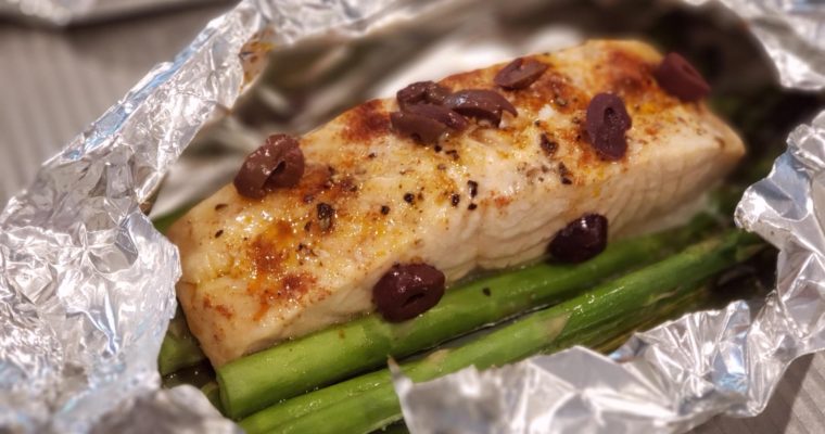 Salmon Asparagus Foil Packets