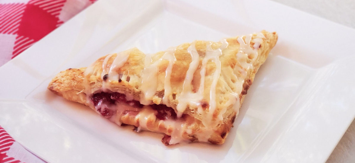 Strawberry Cream Cheese Stuffed Turnovers