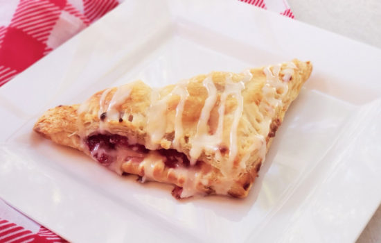 Strawberry Cream Cheese Stuffed Turnovers