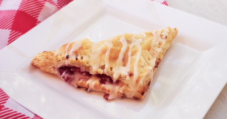 Strawberry Cream Cheese Stuffed Turnovers