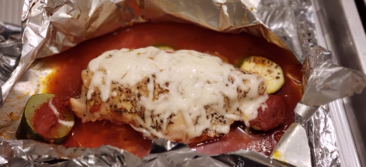 Chicken Parmesan Foil Packets
