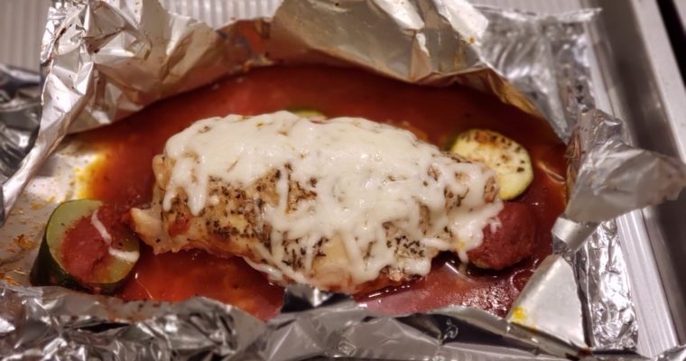 Chicken Parmesan Foil Packets