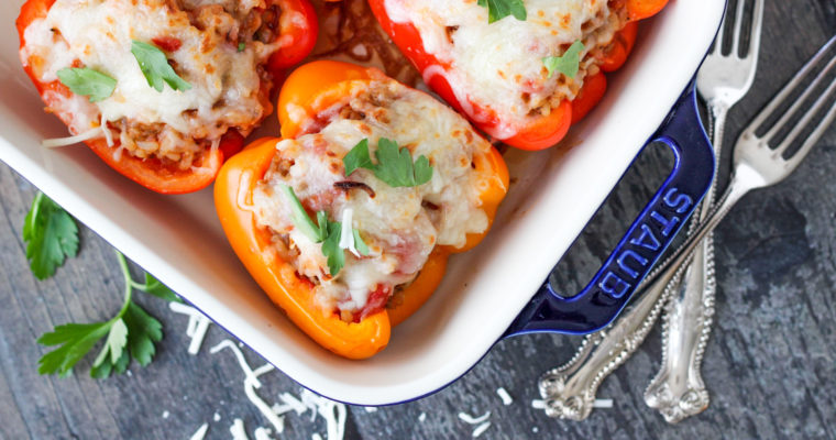 So Simple Sausage Stuffed Peppers