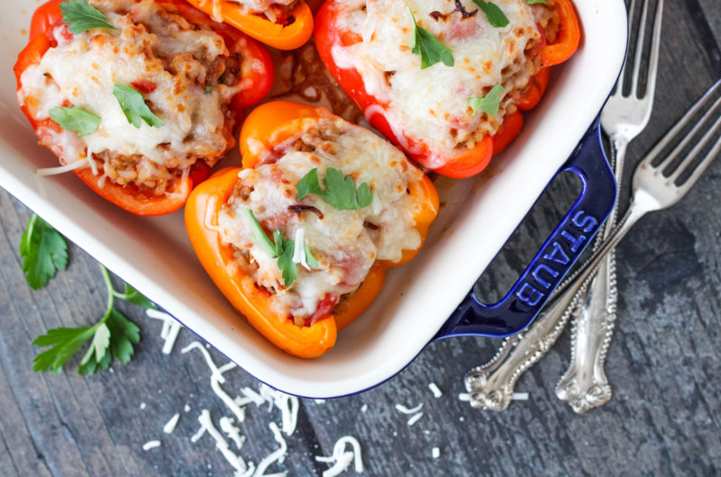 So Simple Sausage Stuffed Peppers