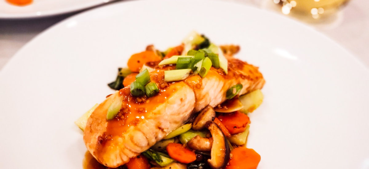 Teriyaki Ginger Glazed Salmon
