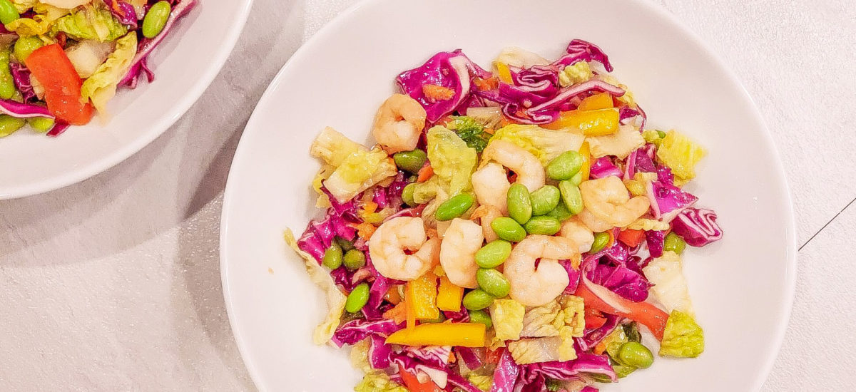Asian Chopped Salad with Sesame Soy Vinaigrette
