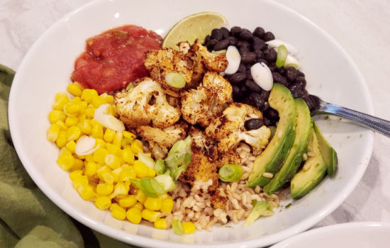 Cauliflower Burrito Bowls