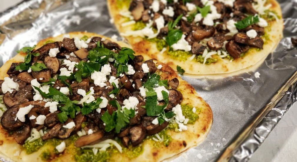 Marsala Mushroom & Goat Cheese Pizza