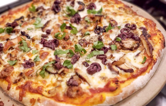 Italian Sausage, Mushroom & Mozzarella Pizza