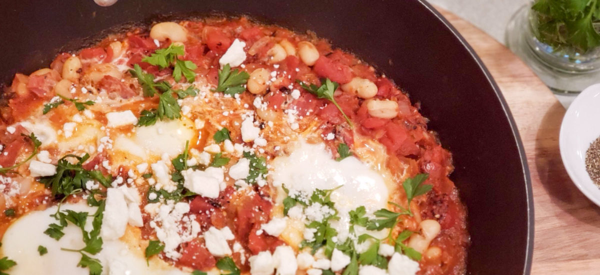 White Bean Egg Shakshuka