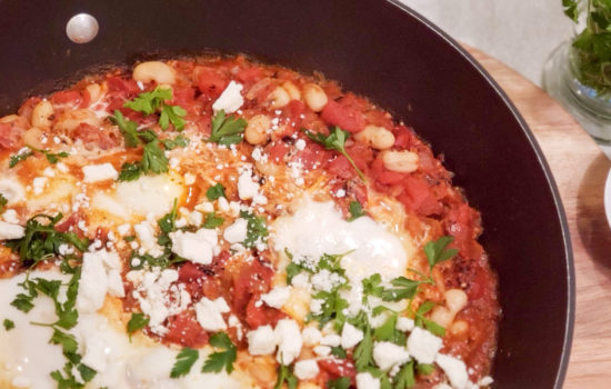 White Bean Egg Shakshuka