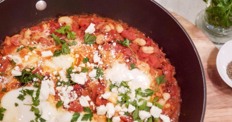 White Bean Egg Shakshuka