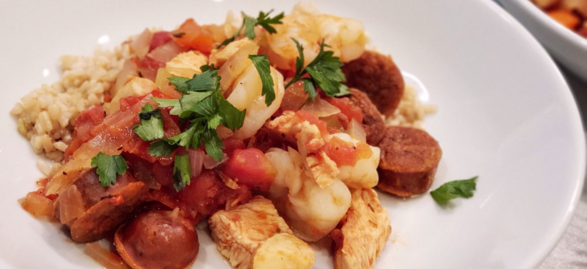 Easy Jambalaya with TJ’s Andouille Sausage