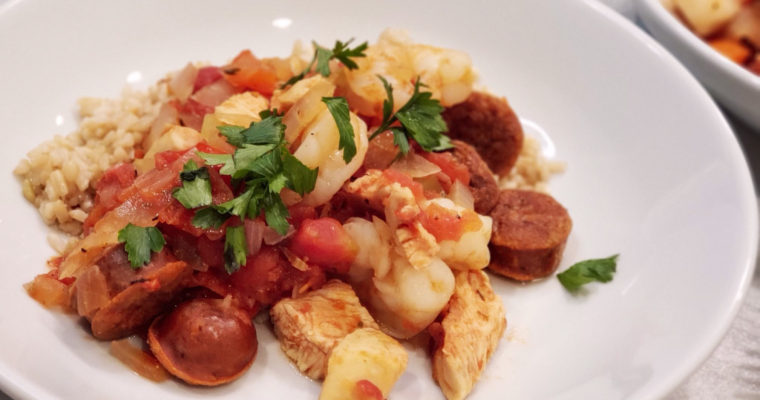 Easy Jambalaya with TJ’s Andouille Sausage