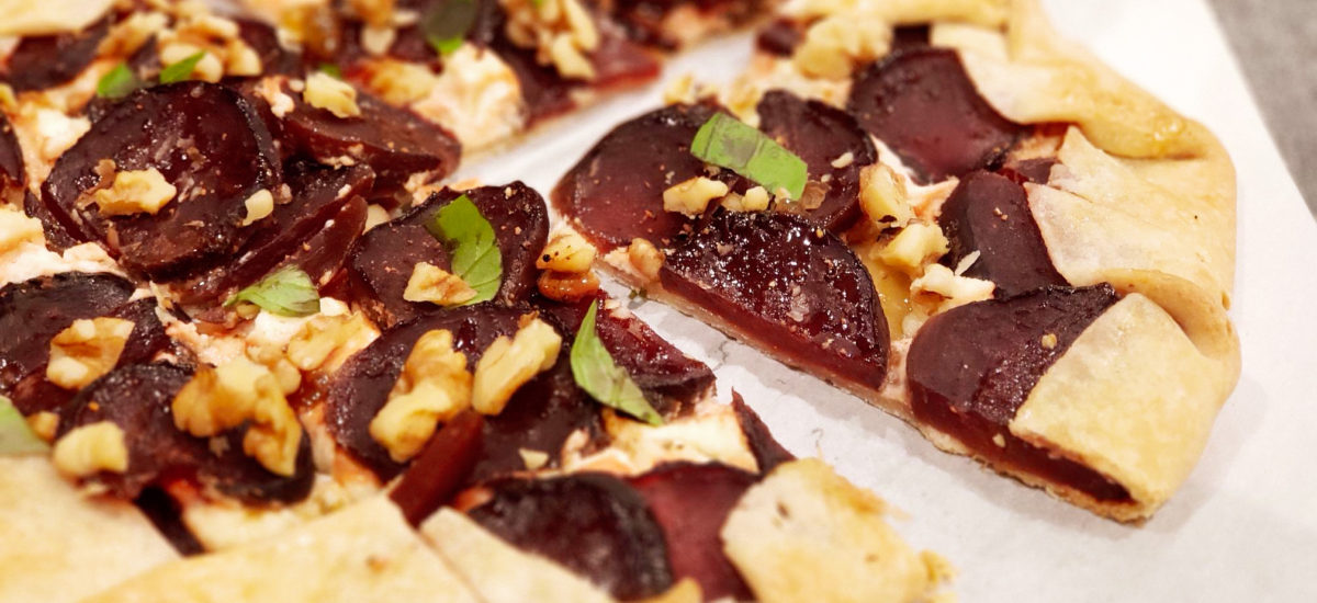 Sweet & Savory Beet Galette