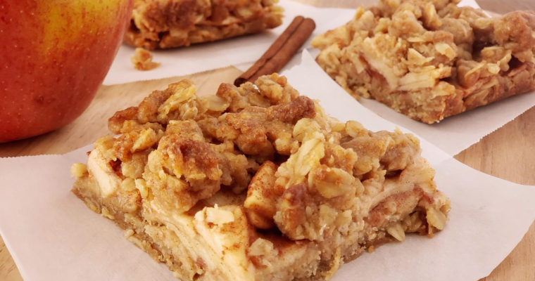 Apple Oatmeal Crumb Bars