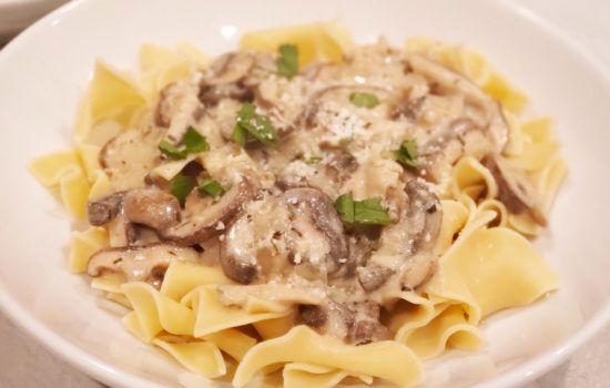 Mushroom Stroganoff