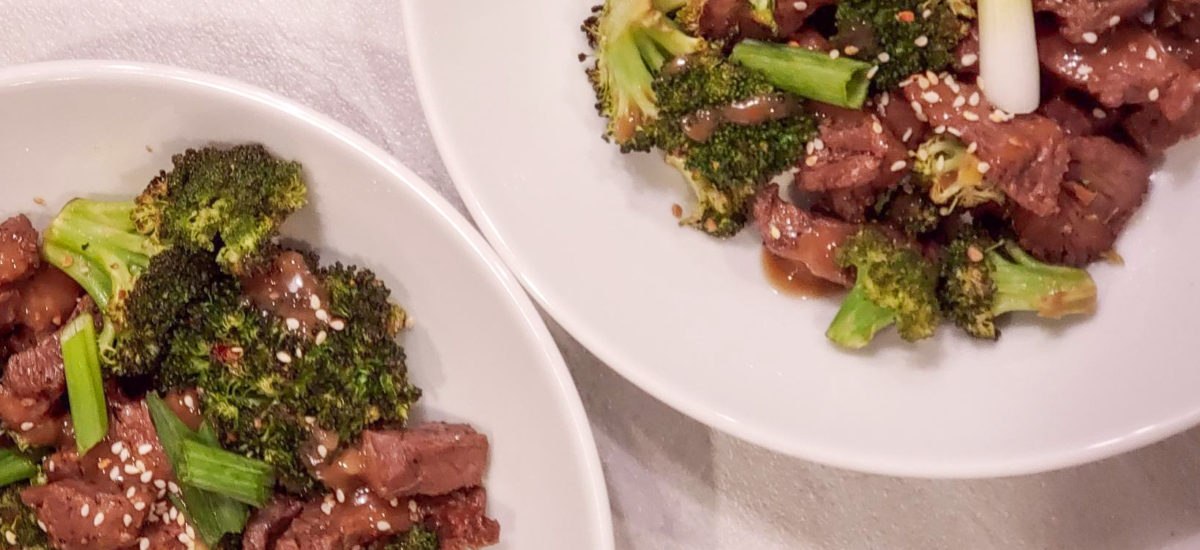 Sheet Pan Beef & Broccoli