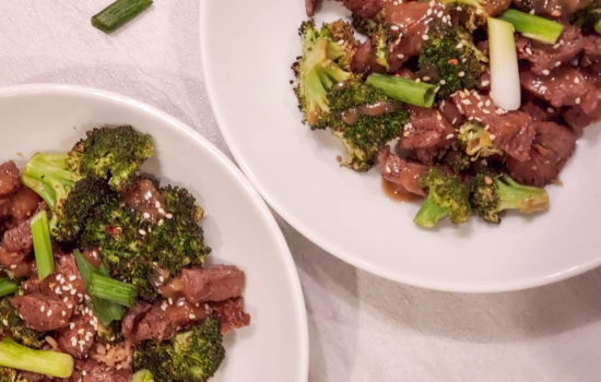 Sheet Pan Beef & Broccoli