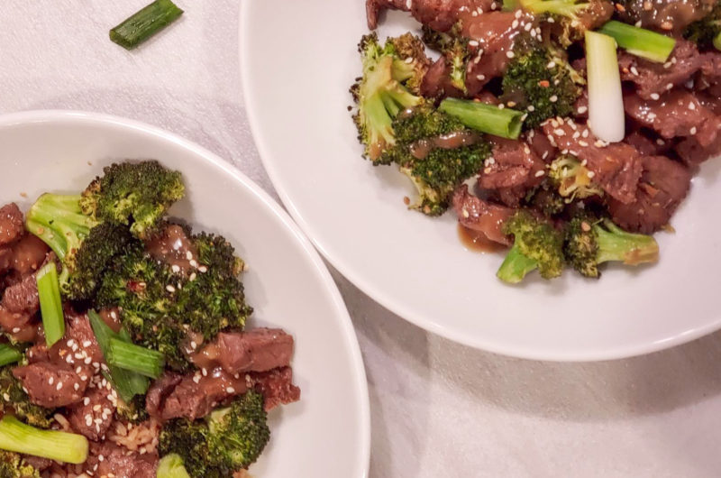 Sheet Pan Beef & Broccoli
