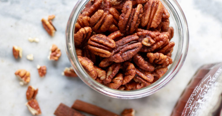 Easy Maple Cinnamon Pecans