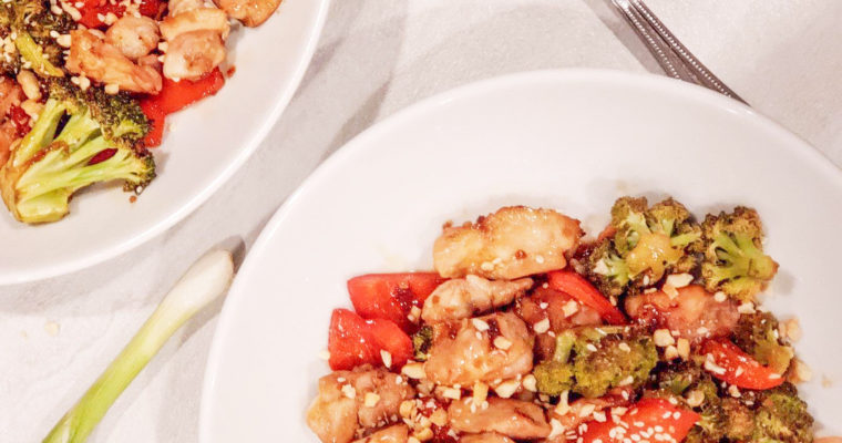 Sheet Pan Sweet Chili Chicken & Veggies