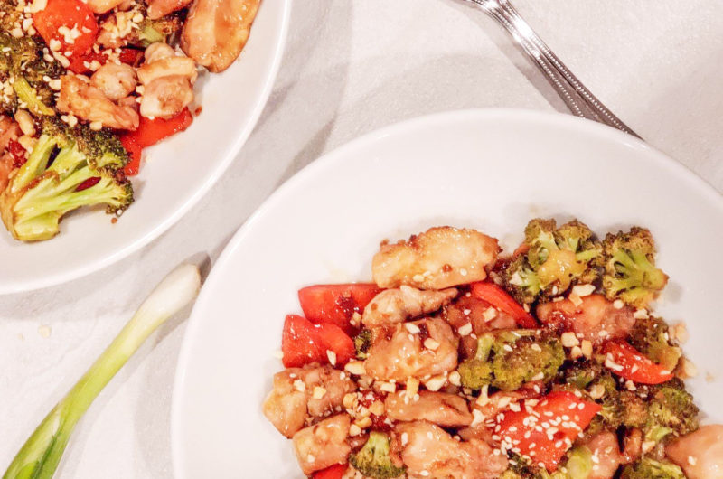 Sheet Pan Sweet Chili Chicken & Veggies