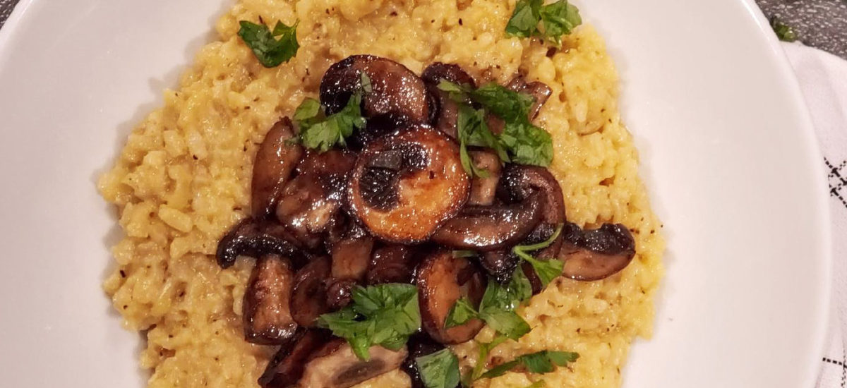 Vegan Mushroom Risotto