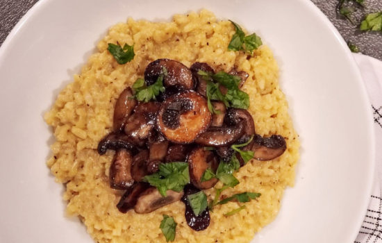 Vegan Mushroom Risotto