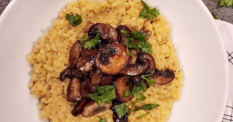 Vegan Mushroom Risotto
