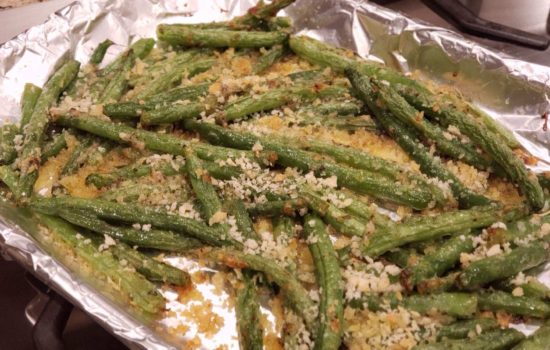 Roasted Parmesan Green Beans